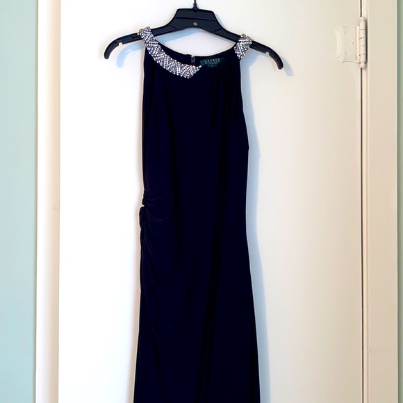 Black Ralph Lauren Evening Dress - Picture 3 of 3